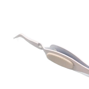 Pince à cils incurvée de précision en acier inoxydable pour l'application de faux cils - Product Image 5