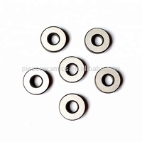 Merek ZIBO Berbagai Ukuran PZT4 PZT5 PZT8 Elemen Piezoelektrik Sensor Getar Cincin Keramik Piezo Buatan China