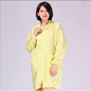 Bata antiestática de exportación con botones metálicos roscados, ropa protectora para sala limpia, uniforme para taller electrónico, uniforme para la industria alimentaria, ropa de trabajo - Product Image 3
