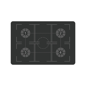 Tapis d'entraînement de basket-ball pour le basket-ball de football Tmatsoccer Footstep Ball Control Training Player Tapis d'entraînement de football - Product Image 3