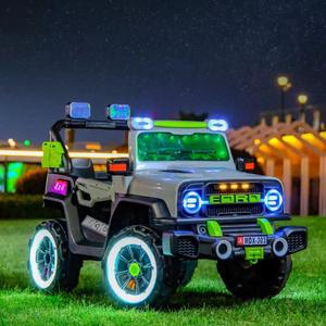 Детский электромобиль 12В, двухместный, на аккумуляторе, с пультом управления, лицензионный - Product Image 2