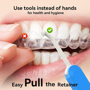Herramienta 2 en 1 Smilestar para Retirar Alineadores y Chewies para Aparatos <span class=keywords><strong>Invisalign</strong></span>, Compatible con Alineadores, Herramienta para Quitar Alineadores - Product Image 3