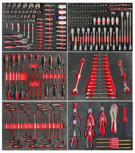 Boîte à outils professionnelle certifiée CE à 7 tiroirs 258 pièces armoire à outils de <span class=keywords><strong>garage</strong></span> de stockage personnalisable OEM coffre à outils/chariot/chariot - Product Image 4