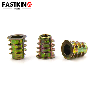 <span class=keywords><strong>Ecrou</strong></span> de meuble en alliage de zinc multicolore Dents intérieures et extérieures avec capuchon à vis à tête fraisée et écrous encastrés Douille hexagonale - Product Image 5