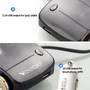 Kép USB tự động thiết bị điện tử xe Thuốc lá nhẹ hơn ổ cắm được xây dựng trong cầu chì sạc adapter cắm với chuyển đổi độc lập sạc nhanh - Product Image 2