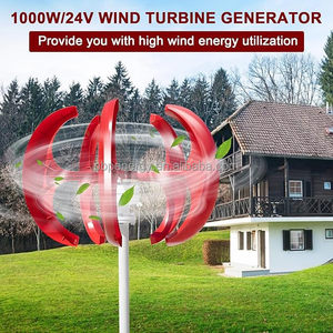 Aerogenerador Vertical Pequeño de 400w 500w con Baja Velocidad de Arranque (2m/s), para Techo, 12v/24v/48v a 220v - Product Image 3