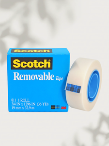 Original 3M 811 <strong>Scotch</strong> Removable <strong>Tape</strong> Post-it Technology <strong>Magic</strong> <strong>Tape</strong> Repeatedly Pasteable No Drying or Yellowing - Product Image 6