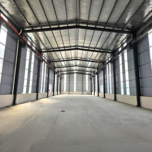 Atelier à structure <span class=keywords><strong>métallique</strong></span> avec <span class=keywords><strong>poutre</strong></span> de grue pour la construction d'usines industrielles et l'aménagement de entrepôts métalliques préfabriqués - Product Image 1