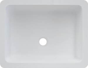 Lavabo de baño montado debajo de la superficie sólida, piedra Artificial, Material ecológico, fregadero duradero, - Product Image 1