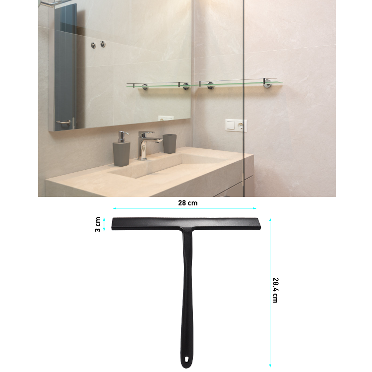 Hotel Bathroom Silikonrakel for Ceramic Walls Cleaning Silicone Shower Squeegee for Ceramic Floors · image 1