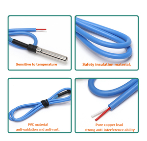 New Customized <strong>Refrigerator</strong> Freezer Plastic Shell <strong>Ntc</strong> Controller Pt100 Temperature <strong>Sensor</strong> - Product Image 4