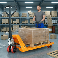 Nouveau transpalette manuel de qualité supérieure avec roues en nylon, garantie 1 an, hauteur de levage 80-190 mm, en vente