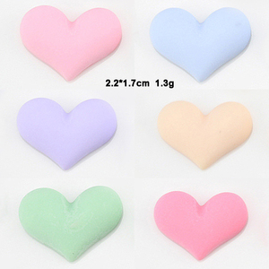 Miniatures en résine en forme de cœur macaron, accessoires d'artisanat pour la création de bijoux, épingles à cheveux, broches, et pour la personnalisation de coques de téléphone et aimants de réfrigérateur faits main - Product Image 5