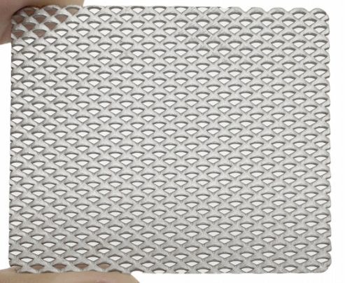 Hydrogen Titanium Mesh Diamond Hole Fish