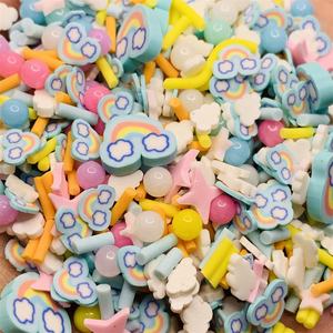 Plastilina de colores para decoración de uñas, arcilla polimérica de colores variados con forma de nube de arcoíris para decoración de uñas, <span class=keywords><strong>2022</strong></span> - Product Image 6