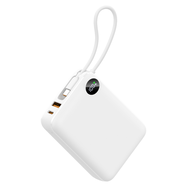 Factory Wholesale Mini Poweebank Built in Cable Fast Charging Portable Power Banks for Phone