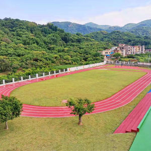 INOLP Full PU Sports Flooring Piste de course à drainage rapide avec caractéristiques d'engorgement et de prévention de la croissance des moisissures - Product Image 1