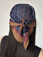 Dames Hoofddoek met Aangepast Logo, Digitale Print, Zakdoek, Buitensjaal, Reisaccessoire, Promotioneel Cadeau, OEM ODM