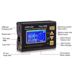 Roktools Hoek Gradenboog Elektronische <span class=keywords><strong>Inclinometer</strong></span> Helling Gauge Industriële Gradenboog - Product Image 3