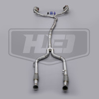 Système d'échappement Catback pour Mercedes Benz E450 V6 3.0T 2016-2023, finition polie miroir, échappement de performance Catback