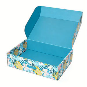 Boîte d'expédition pliante avec logo personnalisé, boîte d'emballage cadeau en carton ondulé - Product Image 3