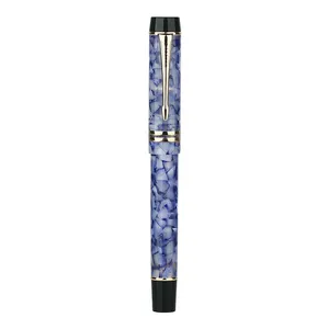 MoonMan-M600s resina fashion design penna stilografica Ice crystal blue studente adulto business scrittura pratica penna regalo made in China