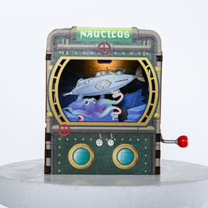 Joli cadeau d'anniversaire de Noël pour enfants Jouet pour enfants Carrousel en bois Boîte à musique - Product Image 3