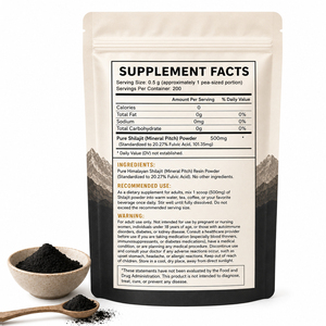 Poudre de Shilajit, compléments alimentaires à base de plantes pour adultes - Antioxydant, stimulant vitaminique, renforce l'endurance physique, améliore les fonctions cognitives - Product Image 4