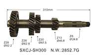 Arbre d'engrenage de transmission de pièces automobiles MR305439 28T-26T-20T-13T-6T pour MITSUBISHI