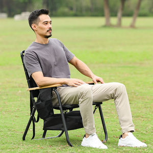 Silla de Pesca Plegable Personalizada con Logotipo y Color, Silla de Playa para Camping con Bolsa Refrigerante - Product Image 5