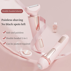 Rasoir électrique rechargeable de haute qualité pour femmes, rasoir facial pour femmes, tondeuse à sourcils, épilateur - Product Image 2