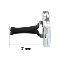 35mm Alliage Aroma Huile Essentielle Parfum Diffuseur Voiture Diffuseur Vent Clip Voiture Aromathérapie Parfum Huile Médaillon avec 10pcs Tampons Gratuit