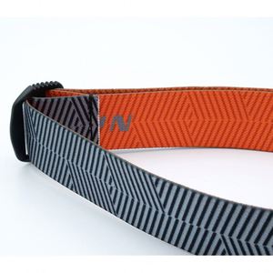 <b>Adjustable</b> Nylon Headlamp Head <b>Strap</b> Elastic Band for LED Climbing Headlamp Band Bicycle Head Elastic <b>Strap</b> for Headlamp Flat - Product Image 6