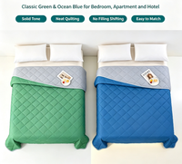 Couette d'été en soie Q-Max 0.28 à refroidissement instantané, double face réversible, respirante, douce, légère et respectueuse de la peau