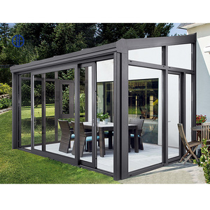 Chine Fournisseur Aluminium Verre Sunroom Maison Économie d'<span class=keywords><strong>énergie</strong></span> 4 saisons <span class=keywords><strong>Solarium</strong></span> Extérieur - Product Image 1