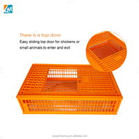 Caisse de transport pour volailles vivantes YYX LMC01, boîtes à canards, cage de transport pliable en plastique, cage de transport pour poulets en plastique