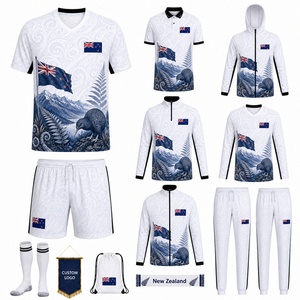 Maillot de football 2025/26 de l'équipe nationale de Nouvelle-Zélande – Version domicile/extérieur pour joueurs et supporters – Hommes et Femmes - Product Image 3