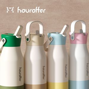 Houroffer Stainless Steel Water Bottle 500Ml Detachable Handle Travel Outdoor Use - Product Image 4