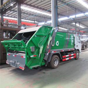 Dongfeng 4x2 4x4 Mini Poubelle Chargement arrière Camion à ordures Benne basculante de 3 tonnes 5 mètres cubes <span class=keywords><strong>Petit</strong></span> Compacteur d'ordures Camion à ordures - Product Image 5