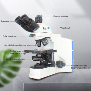 Microscopio Compuesto Trinocular Boshida BD-SW40 40X-1000X con Cámara para Investigación, Laboratorio, Clínica y Hospital - Product Image 3