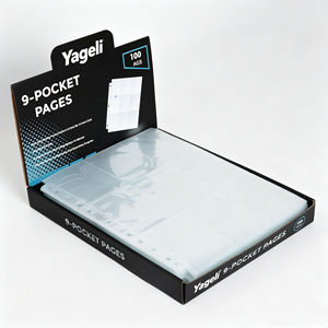 Pages de classeur flexibles anti-humidité à 11 trous pour collectionneurs, idéales pour l'organisation de cartes de loisirs créatifs (vente en gros) - Product Image 6