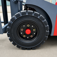 Forklift Counterbalance Listrik 1 Ton 3 Roda 1000kg Bertenaga Baterai Kompak untuk Lorong Sempit Bersertifikasi CE Forklift Gudang