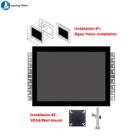 Yeni Mikro Dokunmatik Monitör 15/17/19/22/23.8/27/32/43 İnç Oyunlar için Kızılötesi Dokunmatik USB/VGA/Seri Arayüz 1280x1024 Çözünürlük