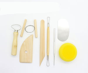Herramientas de cerámica para esculpir arcilla, juego de utensilios de cerámica esenciales, <span class=keywords><strong>8</strong></span> piezas - Product Image 5