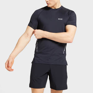 Camiseta Deportiva Elástica Personalizada de Alta Calidad, Fabricada en China, para Verano, Tejida, para Correr, Ropa Interior, Unisex, Fitness - Product Image 1