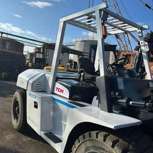 Chariot élévateur diesel d'occasion MITSUBISHI FD30 FD50 de 2,5/3/4/5/7/10/15/16/25/30 tonnes avec trois mâttes, à vendre à Shanghai - Product Image 1