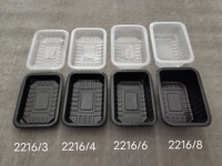 200*140*65mm Lunchbox Kunststoff-Lebensmittel behälter zum Mitnehmen von Lebensmitteln wie Mahlzeit Fleisch Gemüse Obst im Laden oder auf dem Bauernhof oder in der Lebensmittel fabrik