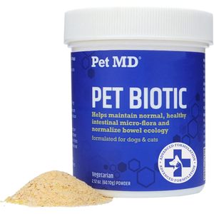 Pet MD Pet Biotic 2.12 Oz Polvo para la Salud Digestiva de Perros y Gatos - Product Image 1