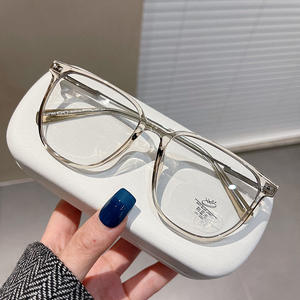 Ooeyoo – lunettes rectangulaires anti-lumière bleue TR90, monture complète unisexe avec rivets à points P6 1103 - Product Image 2