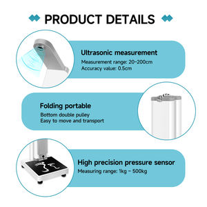 Bilancia Corporea con Misurazione BMI, Altezza, Peso e Pressione Sanguigna Wireless per Ospedali - Product Image 5